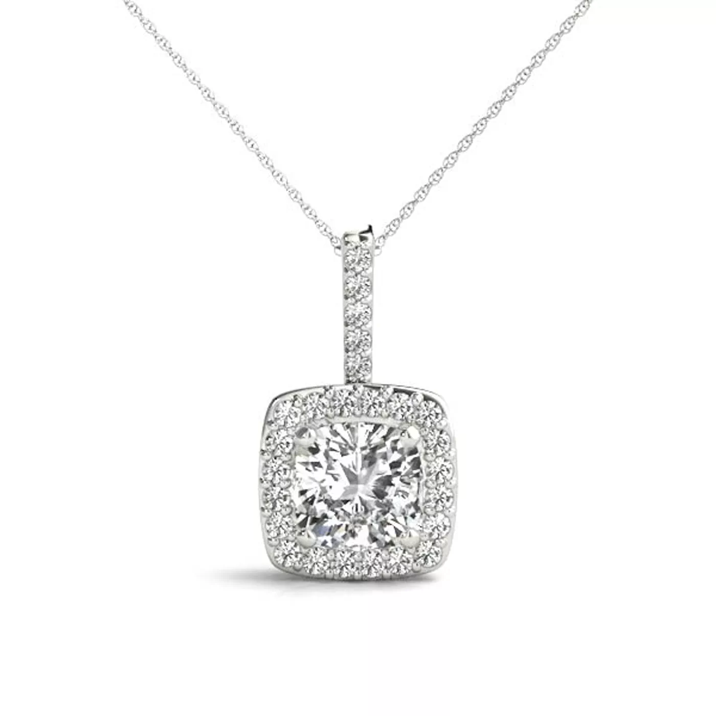 Delaney Halo Necklace