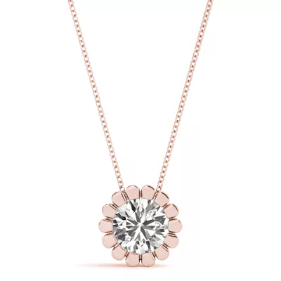 Oriana Solitaire Diamond Necklace