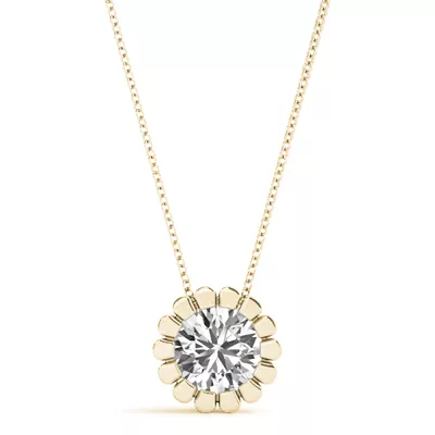 Oriana Solitaire Diamond Necklace