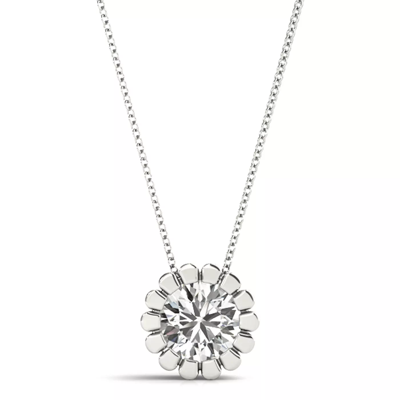 Oriana Solitaire Diamond Necklace