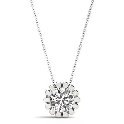Oriana Solitaire Diamond Necklace