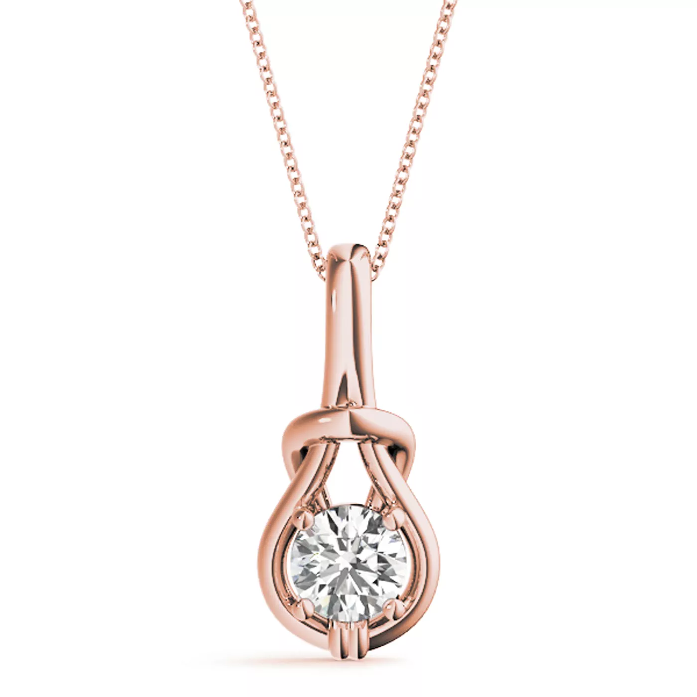 Phayre Solitaire Diamond Necklace