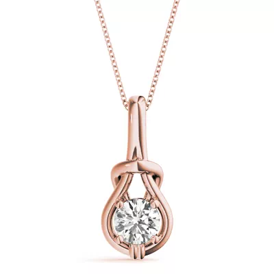 Phayre Solitaire Diamond Necklace