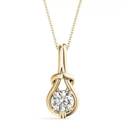 Phayre Solitaire Diamond Necklace