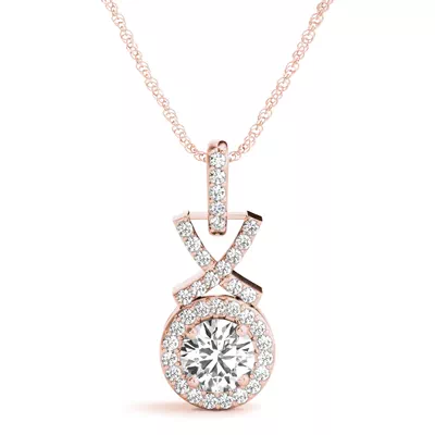 Braelynn Halo Necklace