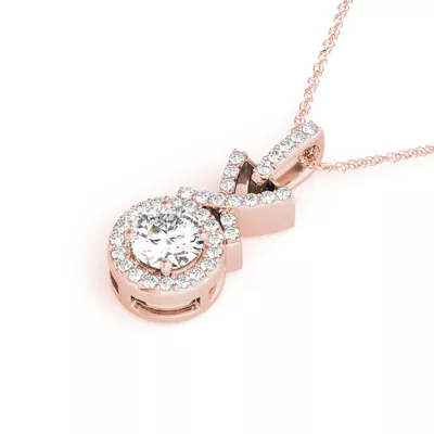 Braelynn Halo Necklace