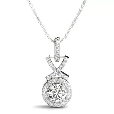 Braelynn Halo Necklace