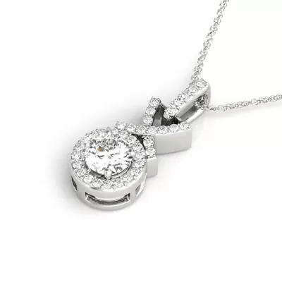 Braelynn Halo Necklace