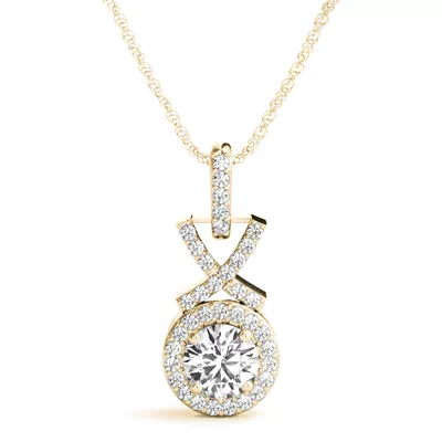 Braelynn Halo Necklace