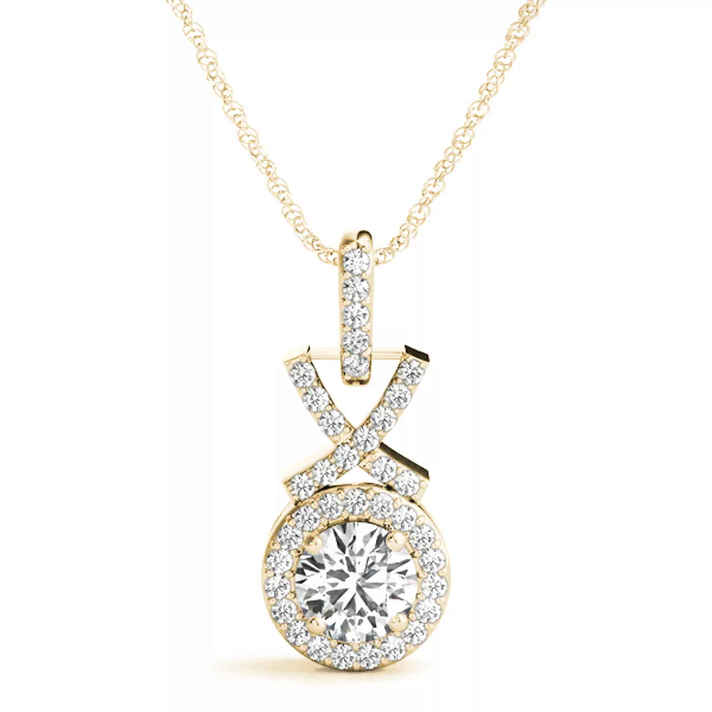 Braelynn Halo Necklace