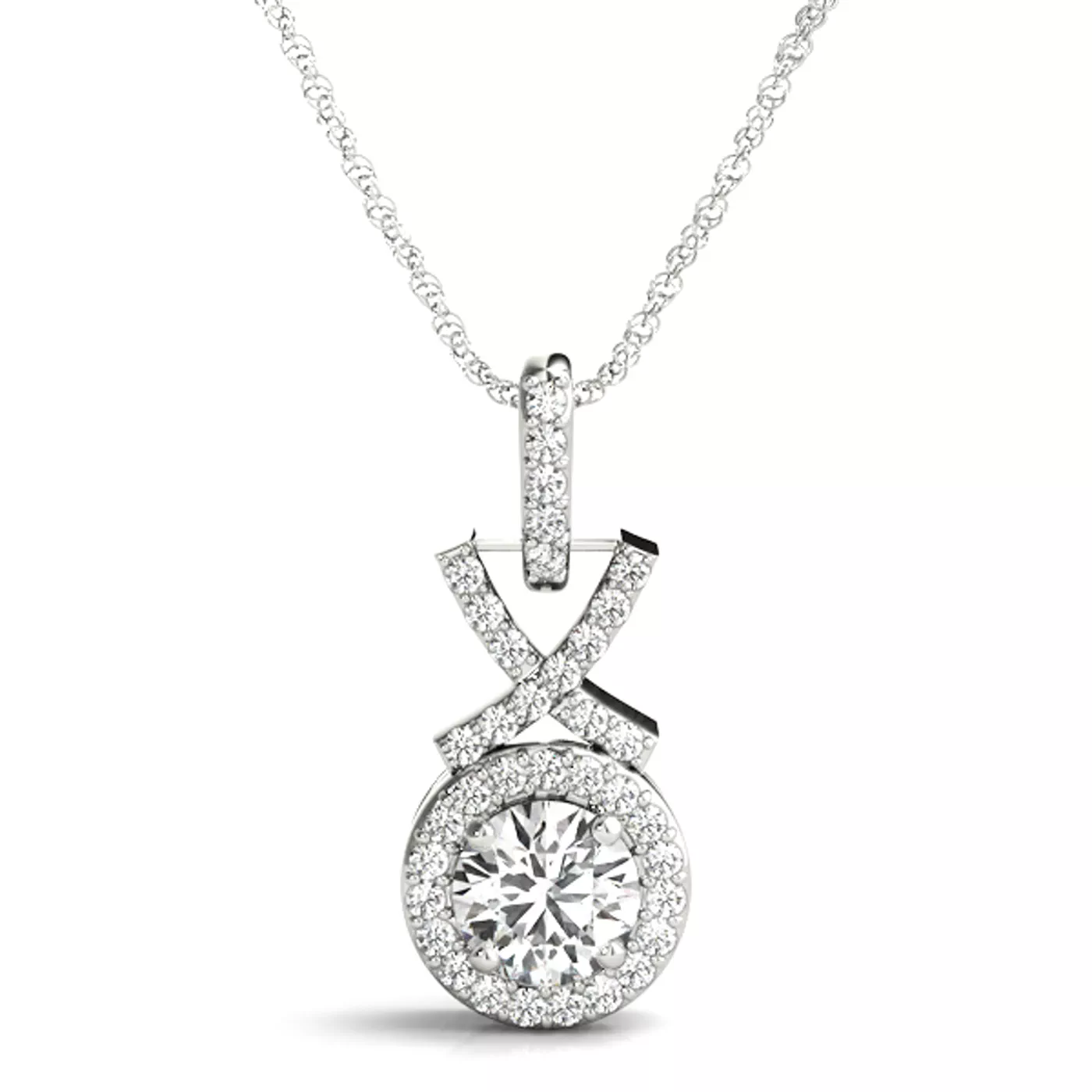 Braelynn Halo Necklace