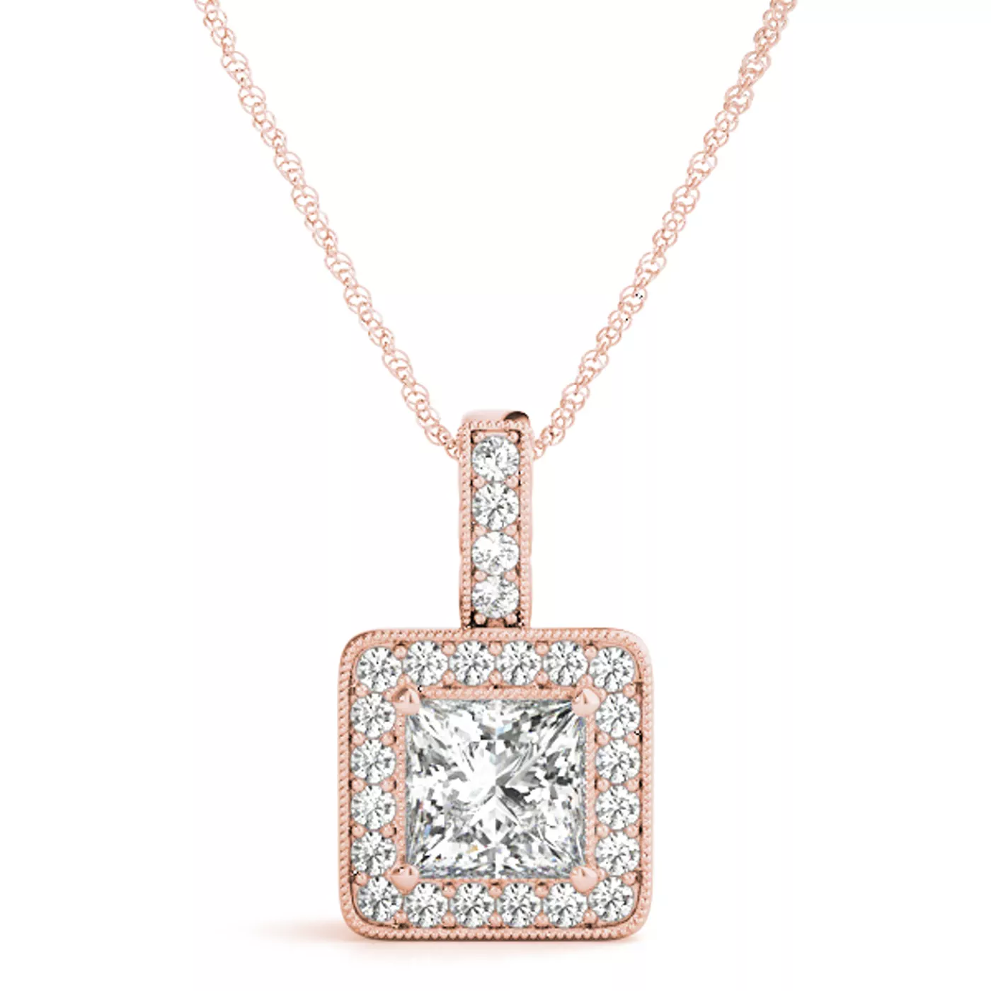 Elora Halo Necklace