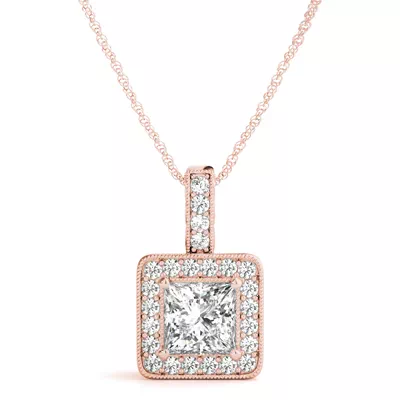 Elora Halo Necklace