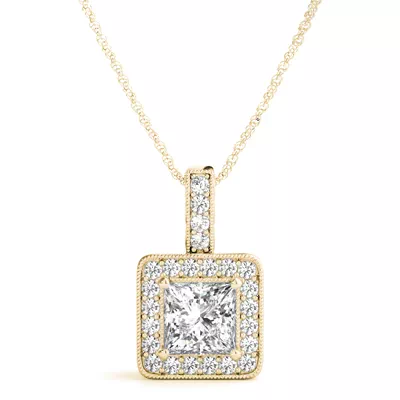 Elora Halo Necklace