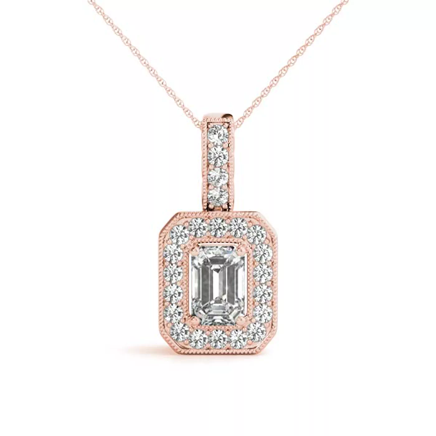 Leona Halo Necklace
