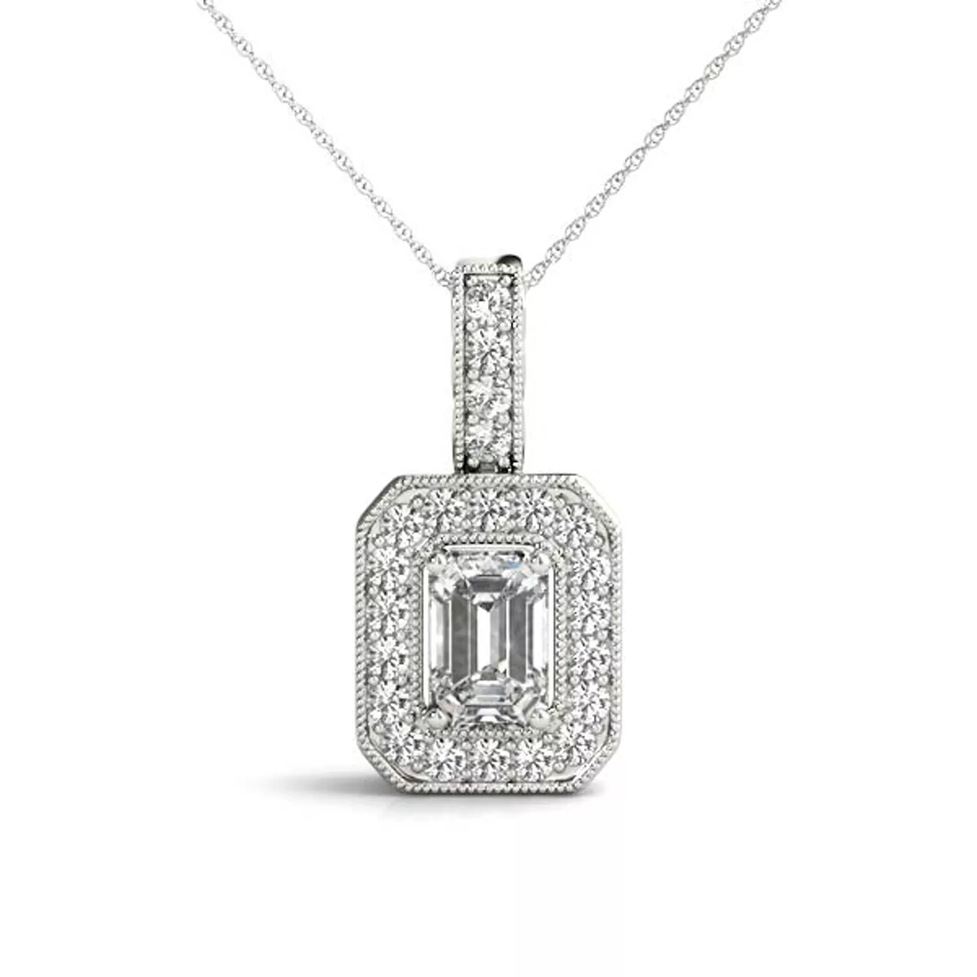 Leona Halo Necklace