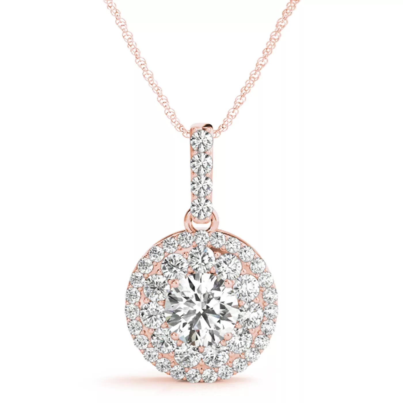 Darby Halo Necklace