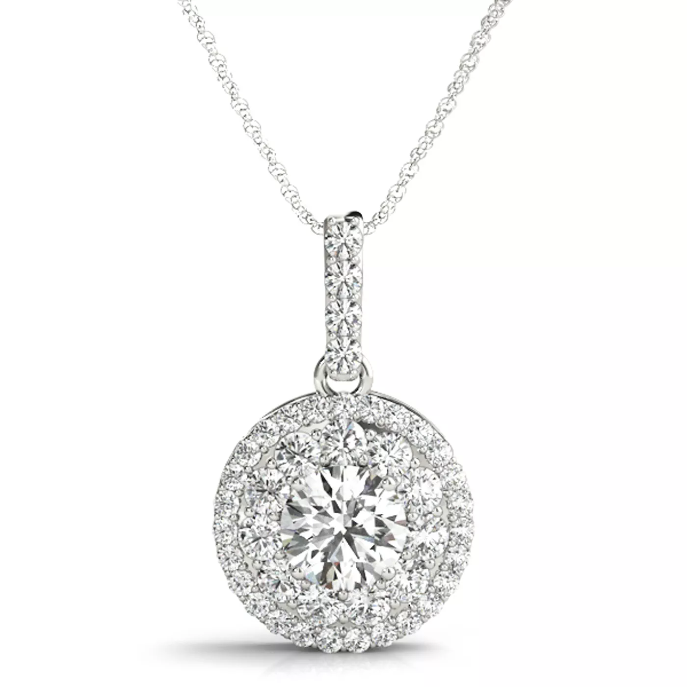Darby Halo Necklace
