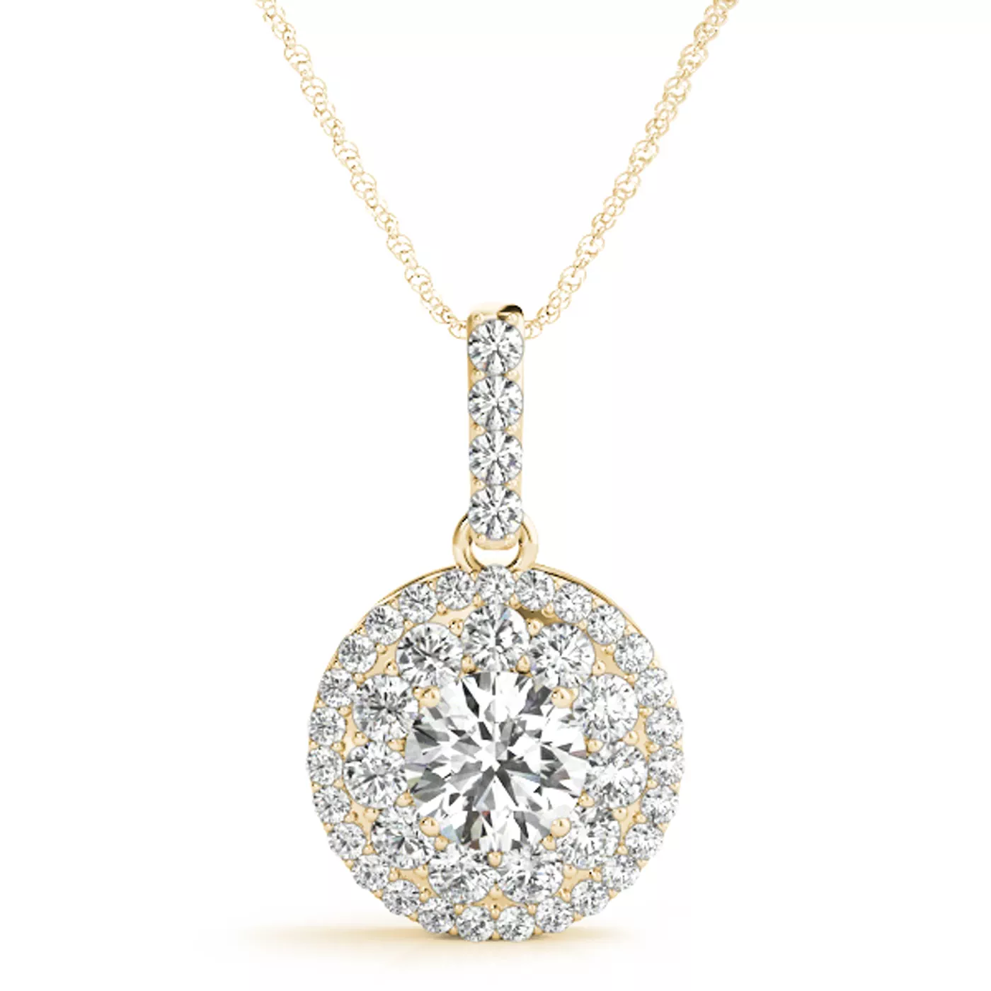 Darby Halo Necklace