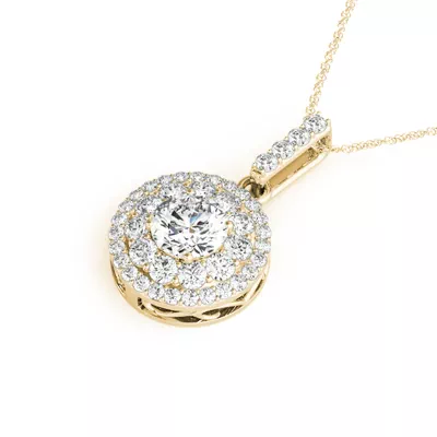 Darby Halo Necklace