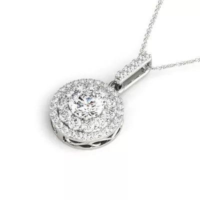 Darby Halo Necklace