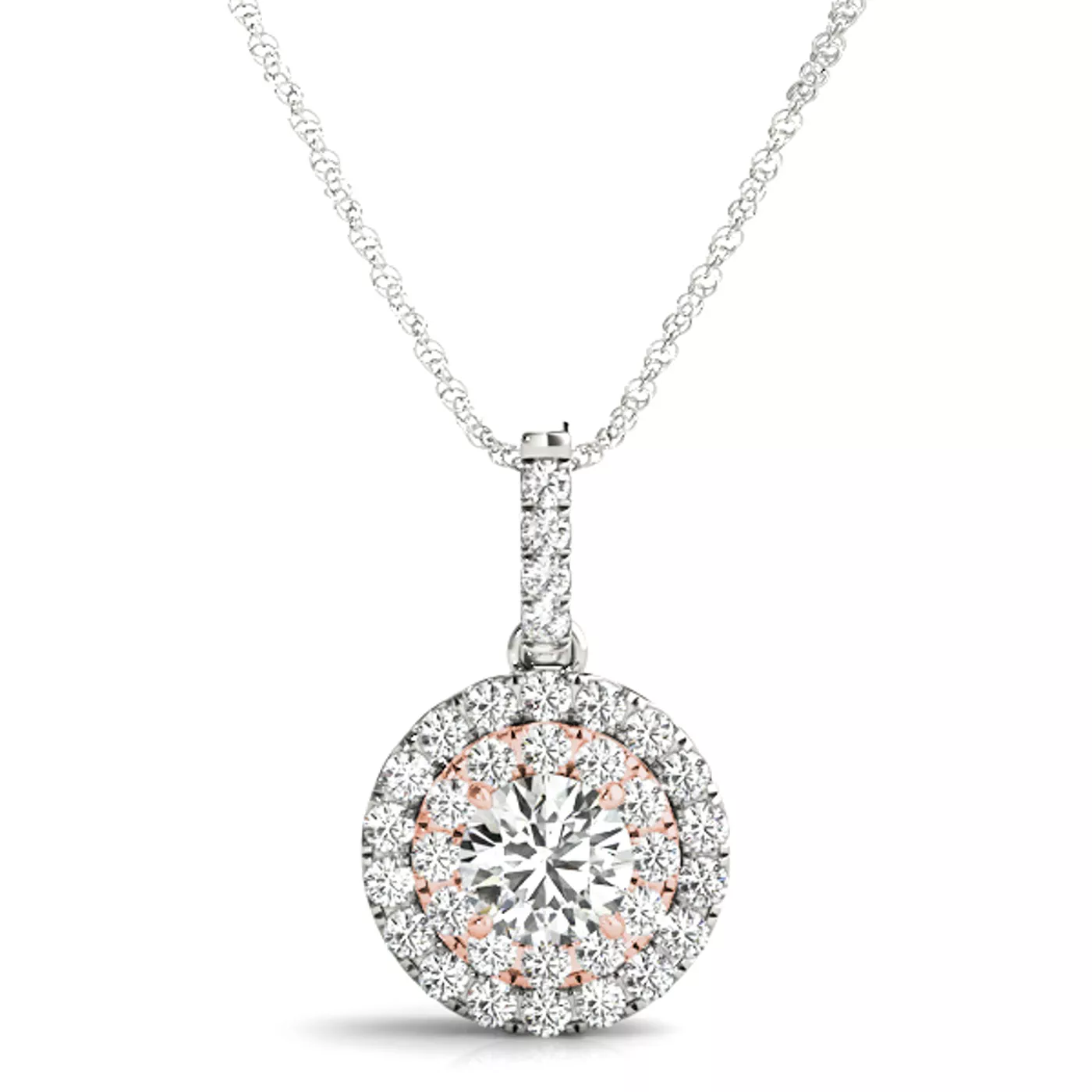 Calla Halo Necklace