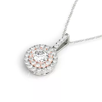 Calla Halo Necklace