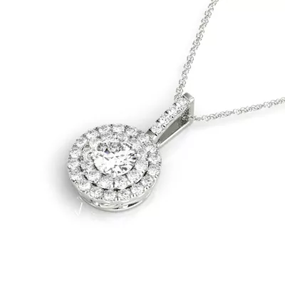 Calla Halo Necklace