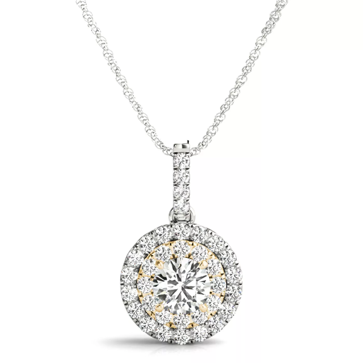 Calla Halo Necklace
