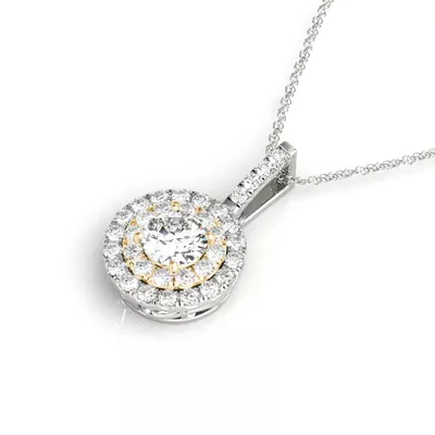 Calla Halo Necklace