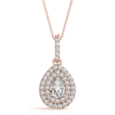 Grecia Halo Necklace