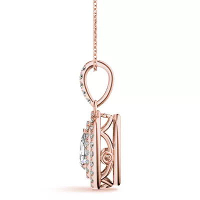 Grecia Halo Necklace