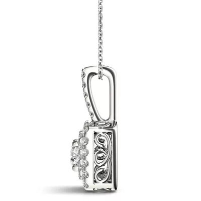 Corinna Halo Necklace