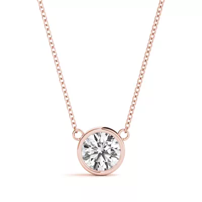Kalista Bezel Diamond Pendant