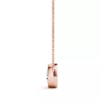 Kalista Bezel Diamond Pendant
