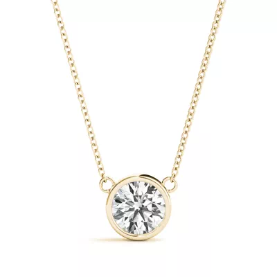 Kalista Bezel Diamond Pendant