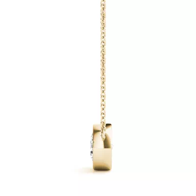 Kalista Bezel Diamond Pendant