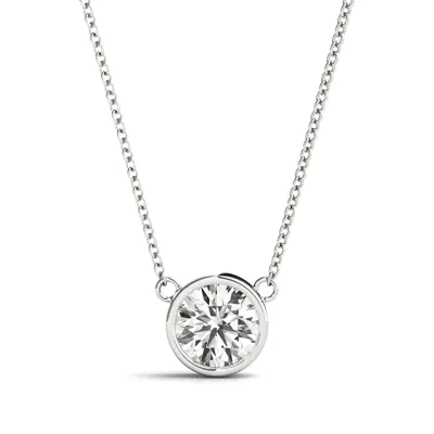 Kalista Bezel Diamond Pendant
