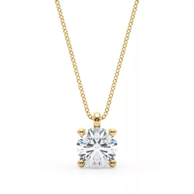 Reislin Traditional Solitaire Diamond Necklace