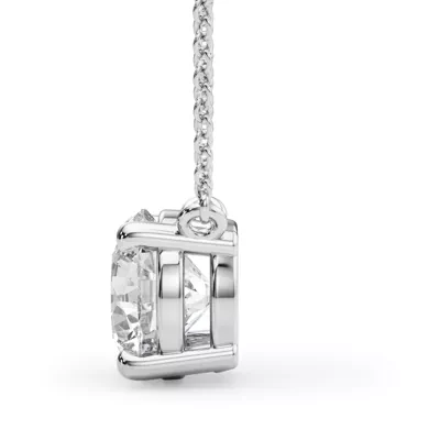 Penny Basket Set Solitaire Diamond Necklace