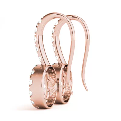 Rosie Drop Halo Earrings