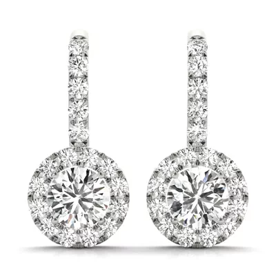 Rosie Drop Halo Earrings
