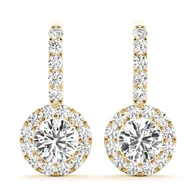 Rosie Drop Halo Earrings