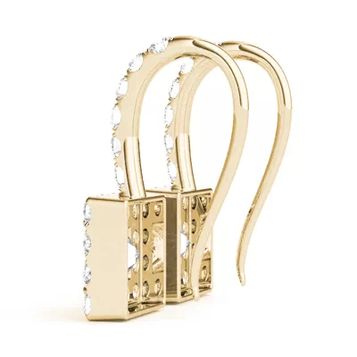 Brianna Drop Halo Earrings