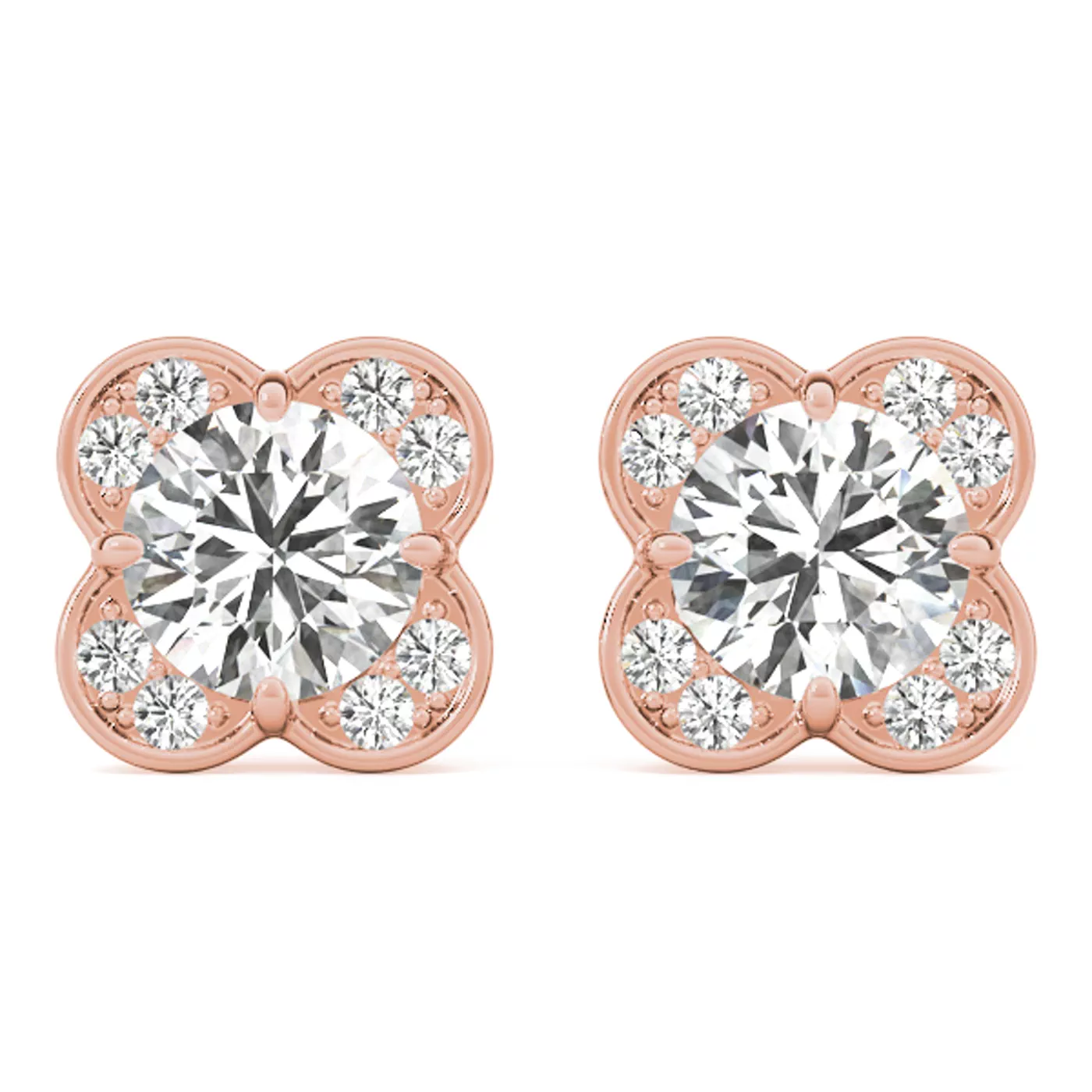 Butterfly Halo Earrings