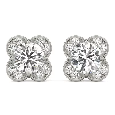 Butterfly Halo Earrings