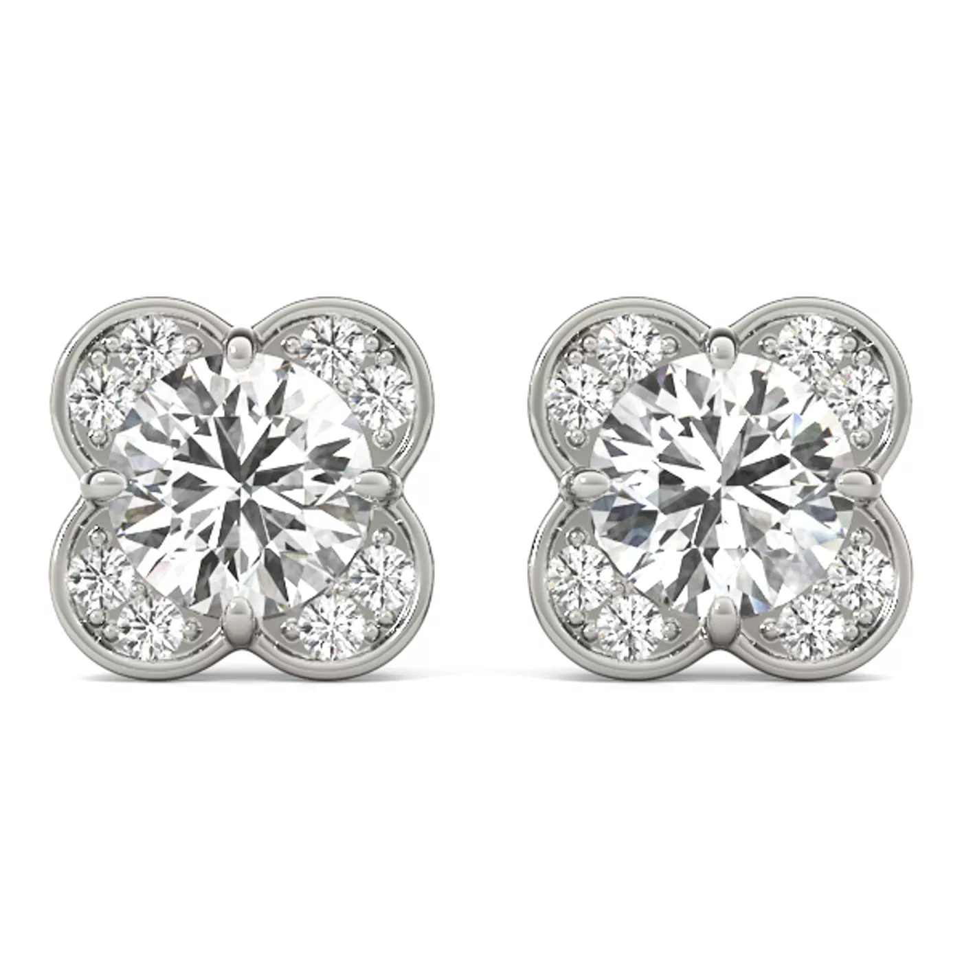 Butterfly Halo Earrings