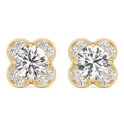 Butterfly Halo Earrings