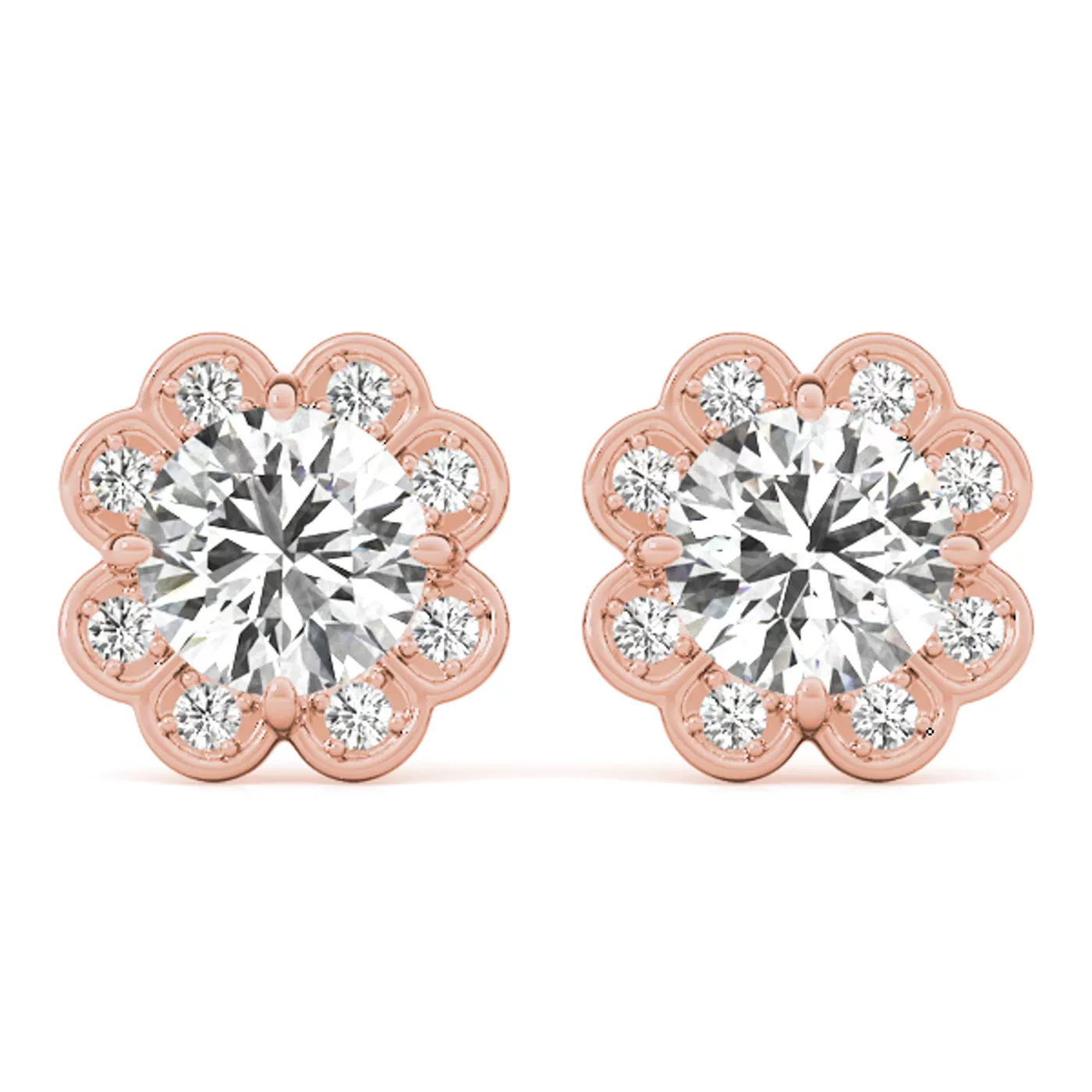 Blooming Halo Earrings