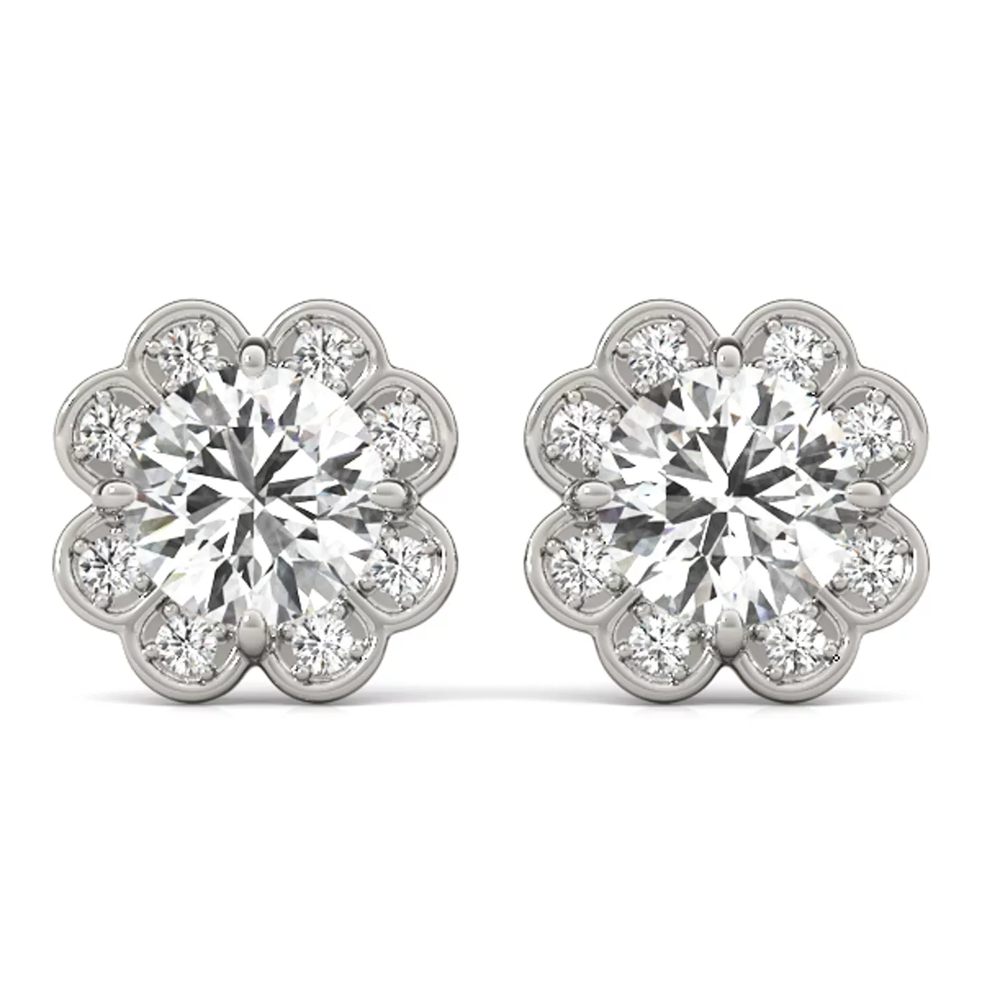 Blooming Halo Earrings